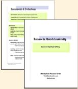 Balance in Church Leadership Based on Spiritual Gifting in Policies and Policy Making