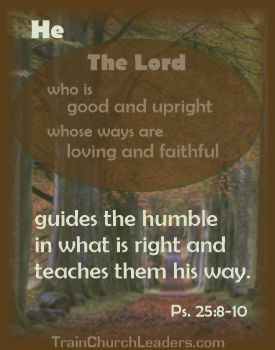 Lord Guide the Humble to Organize to Best Accomplish Goals