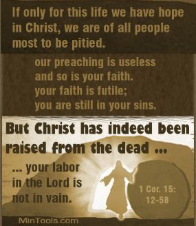 Since Jesus Has Been Raised from the Dead, Make Policies Reflecting the Resurrection