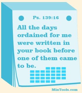 All Our Days are Ordained by God so Don't be Too Busy to Pray
