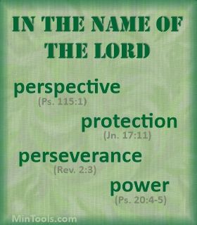 Vision Problems Solved in the Name of the Lord