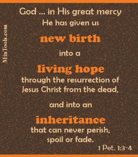 We Have a Living Hope that should be Reflected in our Vision and Goals