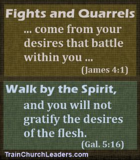 Conflict Due to Flesh Nature So Walk by the Spirit Instead